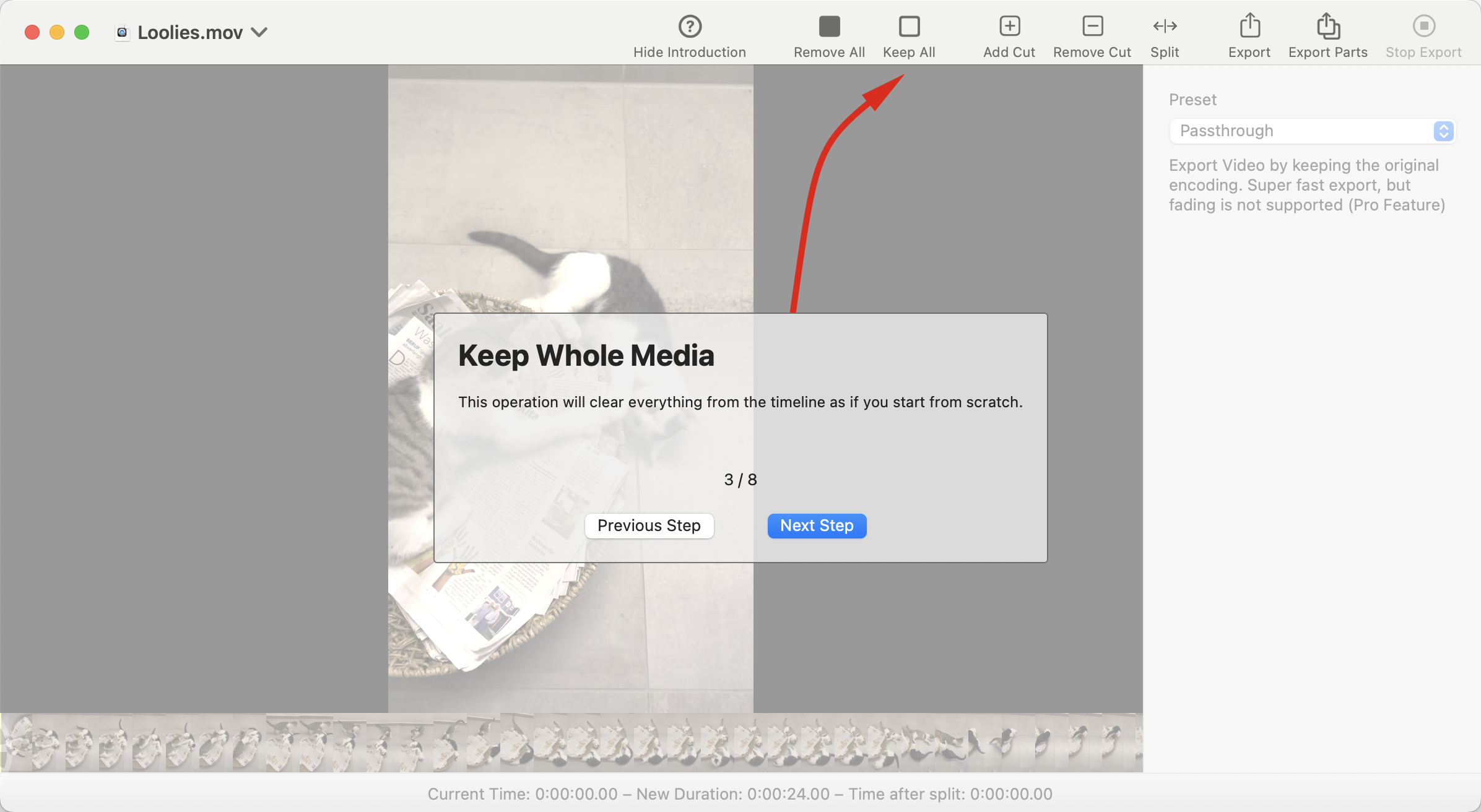 Remove All Operation