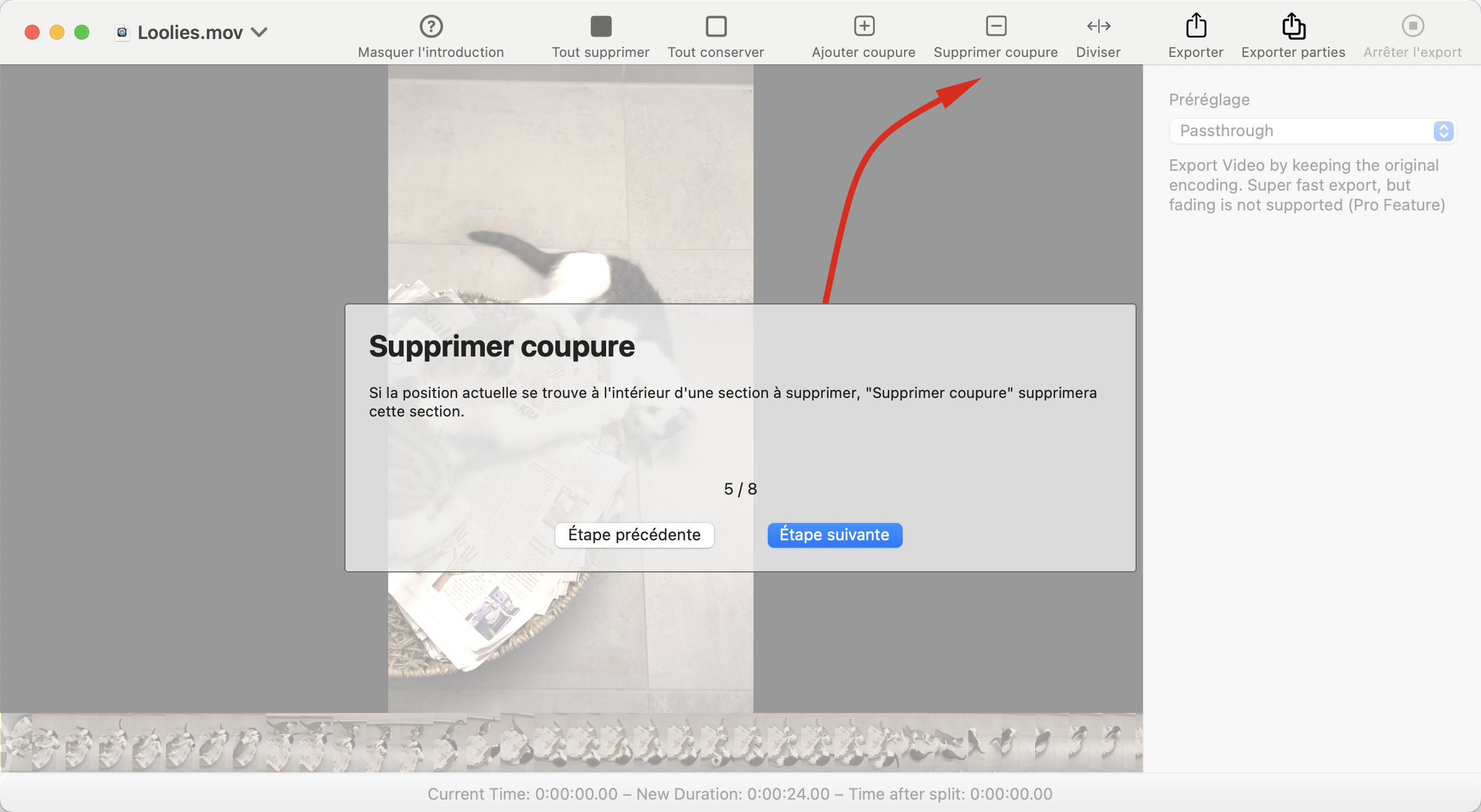 Remove Cut Operation